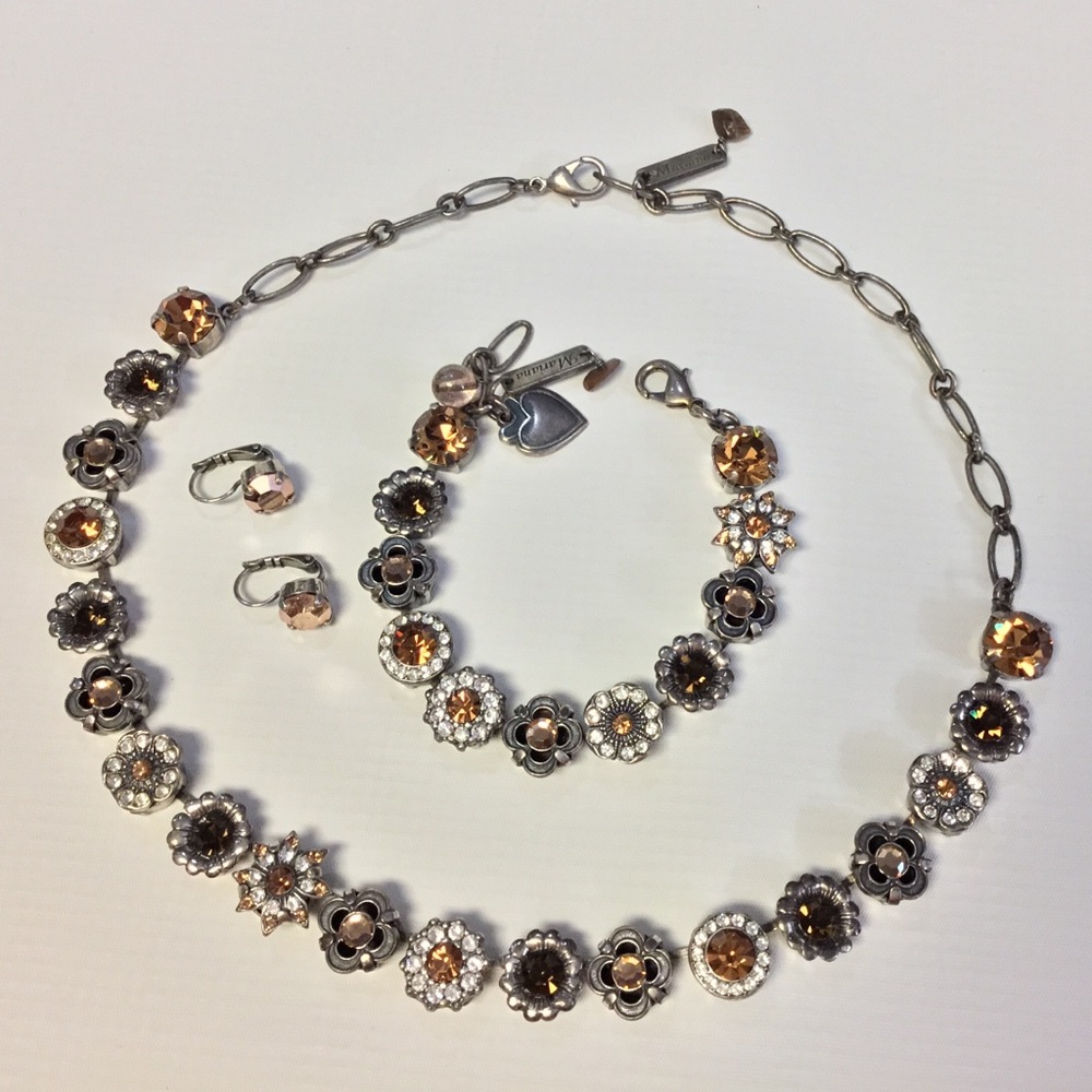 Authentic Mariana Necklace, Bracelet, Earring Set